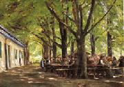 Max Liebermann Country Tavern at Brunnenburg Sweden oil painting artist